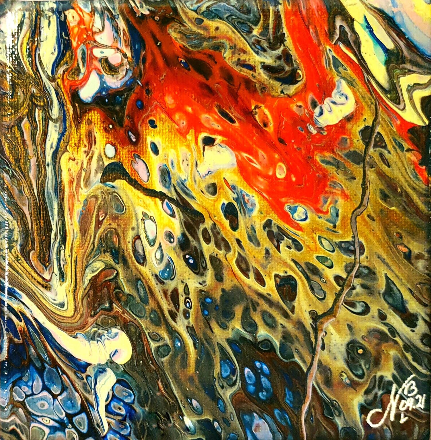 Animal Print painting