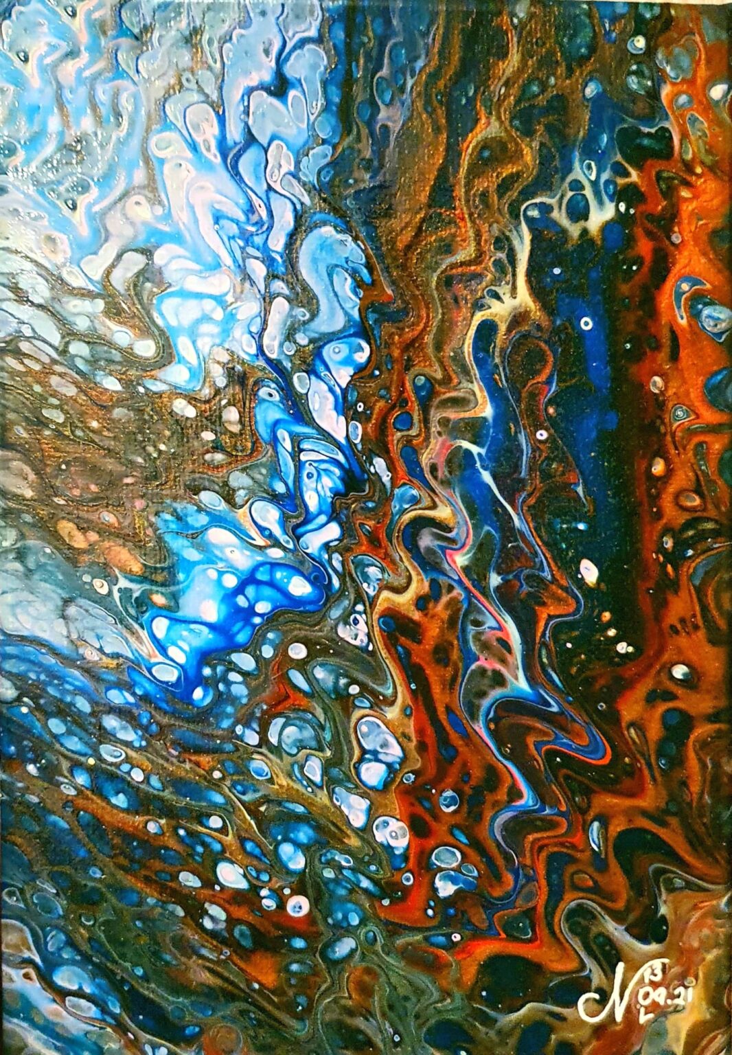 Pout it Out painting