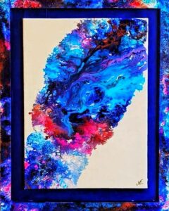 Antique Bloom Painting