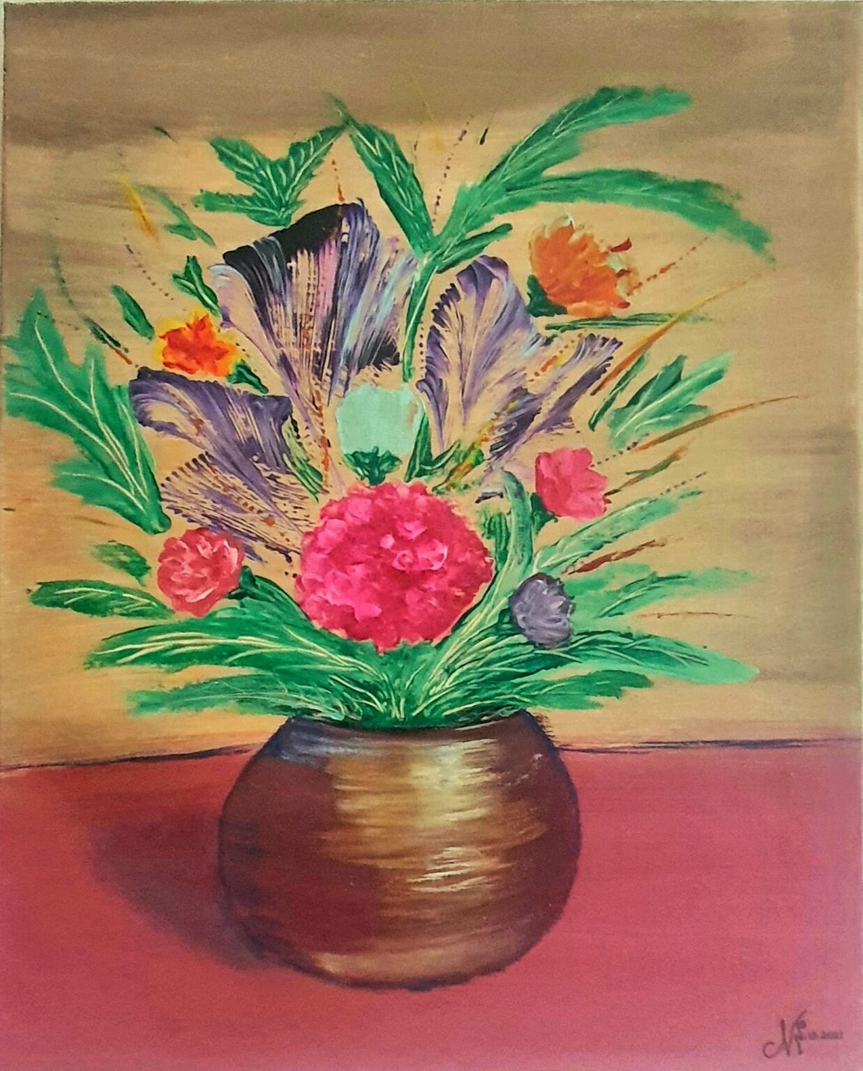 Flower Vase painting